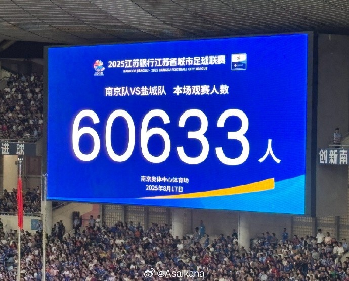 國家體育總局：蘇超單場上座超6萬，帶動江蘇多場景消費380億元